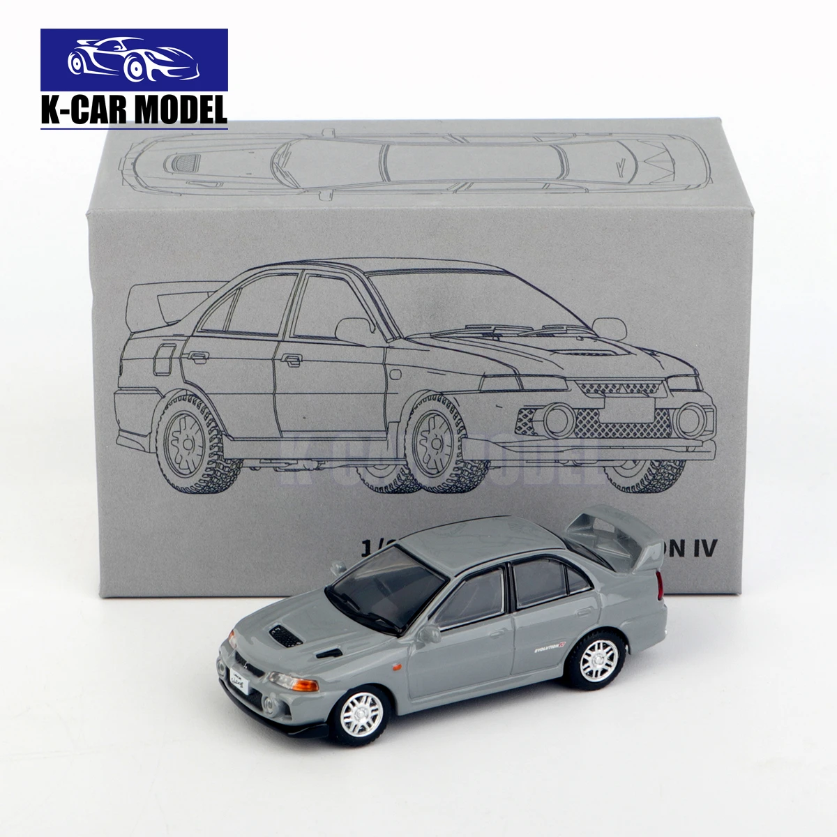 JKM 1/64 Lancer Evolution EVO 4 IV Diecast Car Model