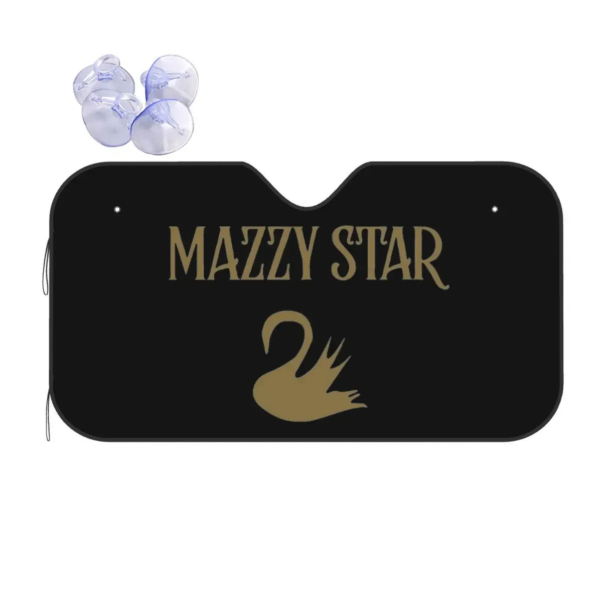 Mazzy Star Alternative Music Sunshade Windscreen Punk Rock Foldable Car Front Window Visor Sunshade Visor Accessories Covers