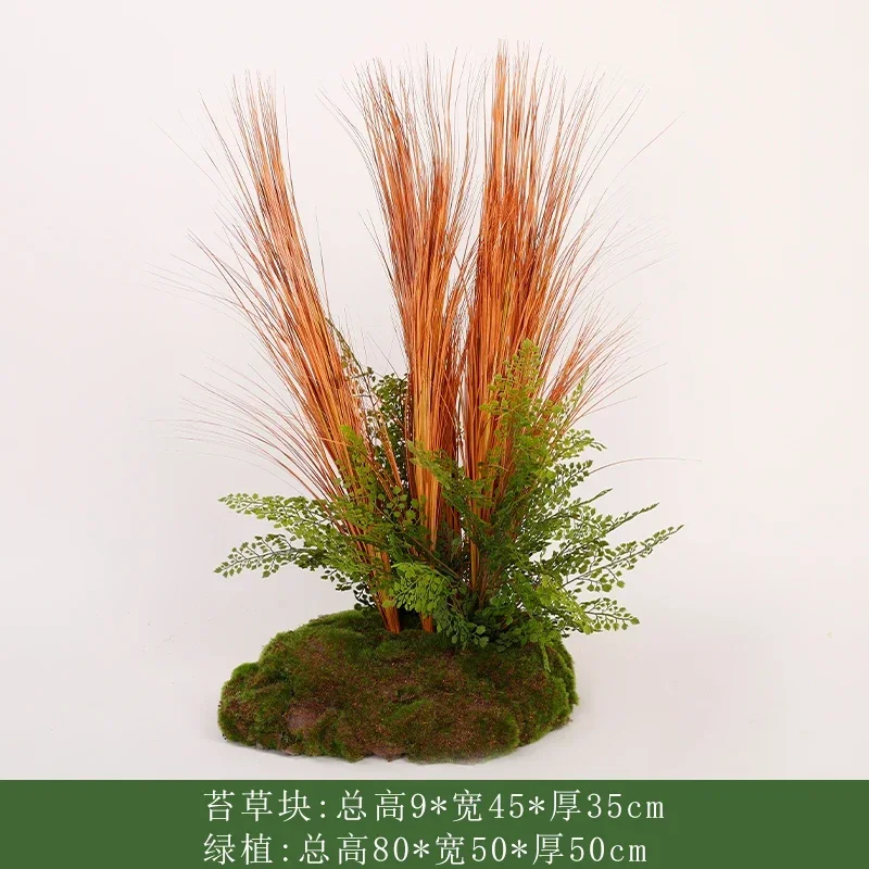 Landscaping Decoration Purple Magnolia Emulational Floriculture Set Large Shopping Mall Floor Show Window Scene Layout