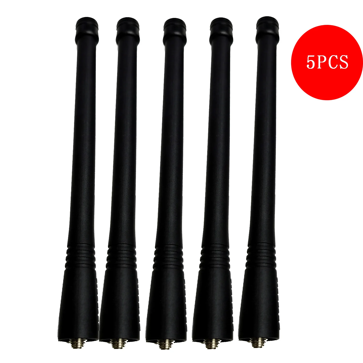 5Pcs VHF 136-174 MHz Antenna for Motorola Radios GP88 GP88S GP328 GP338 GP338 GP140 HT750 CP200 HT1250 EP450