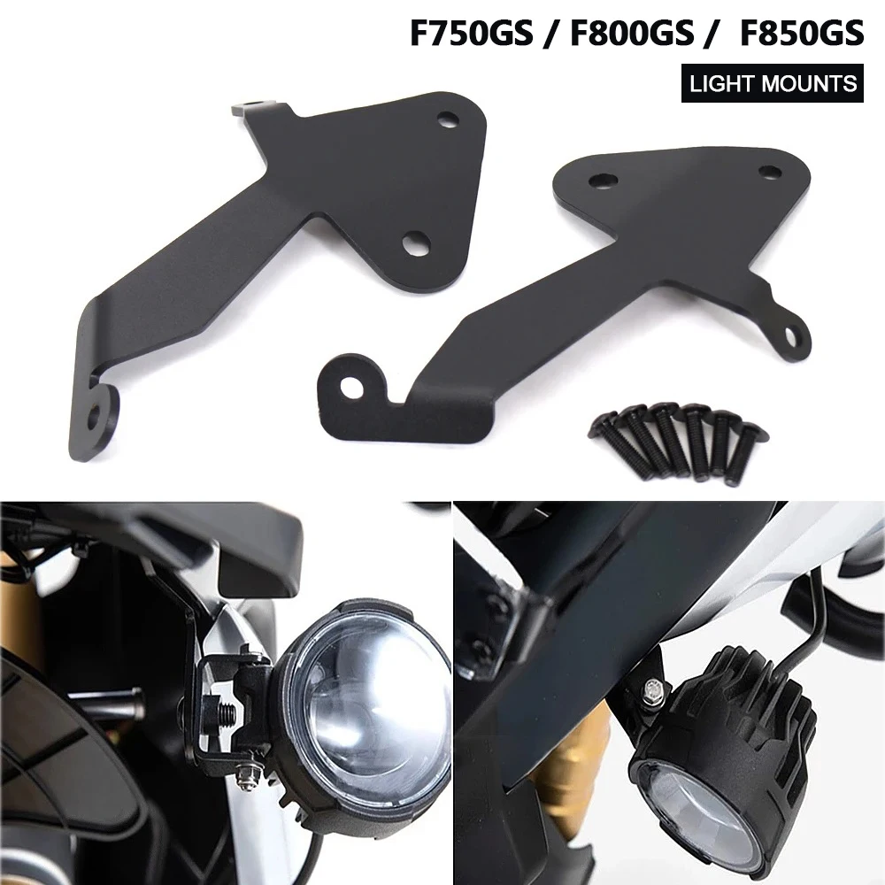 

Fog Lights Bracket For BMW F750GS F800GS F850GS 2017-2024 Auxiliary Spot Light Mount Spotlight Holder Driving Lamp Bracket Kit