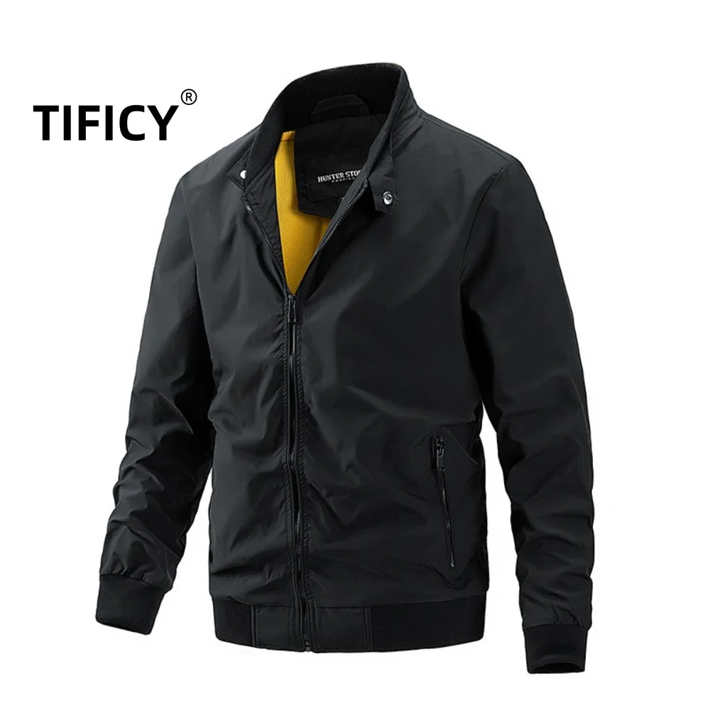 

Men's Jacket Spring and Autumn Casual Thin Baseball Jacket Fashionable Workwear Flying Jacket Men's Clothing