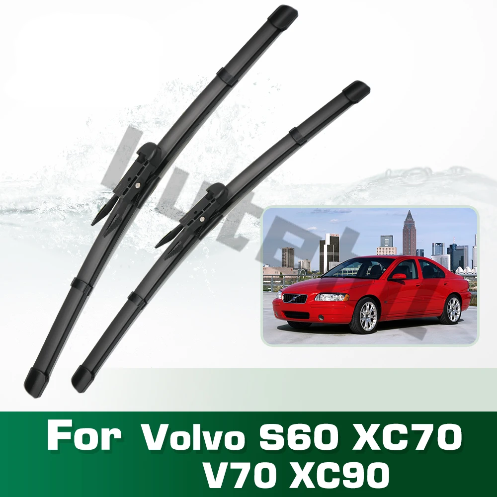 Wischer lhd Front wischer blätter für volvo s60 xc70 v70 s80 xc90 Windschutz scheibe Windschutz scheibe saubere Fenster Auto Regen bürsten 24 "22"
