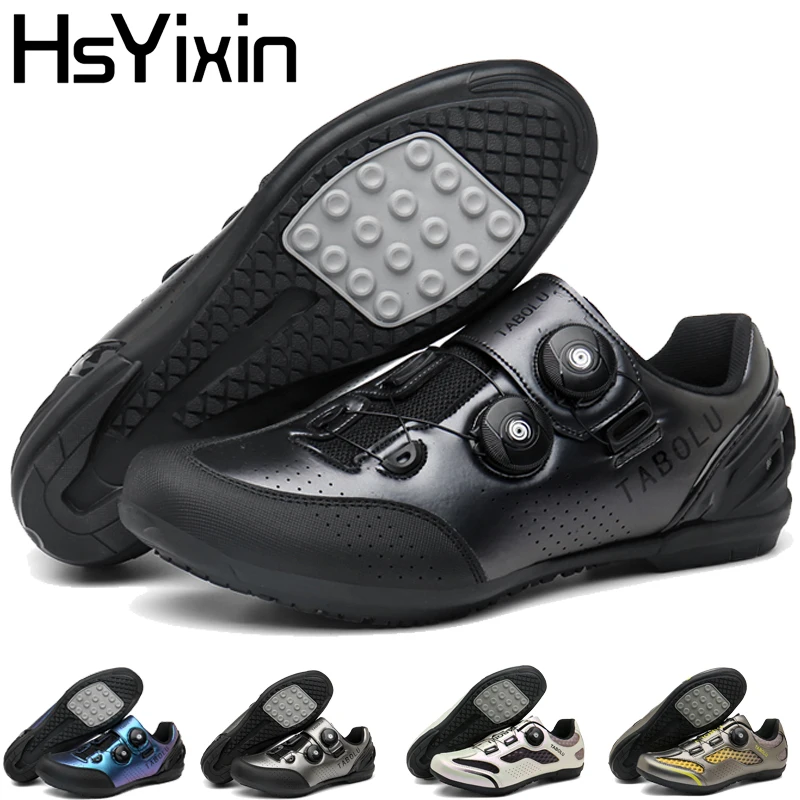 

HsYixin Men's Women's Flat MTB Road Bike Riding Shoes Non-Slip Breathable Bicycle Training Sneakers for Cycling And Riding