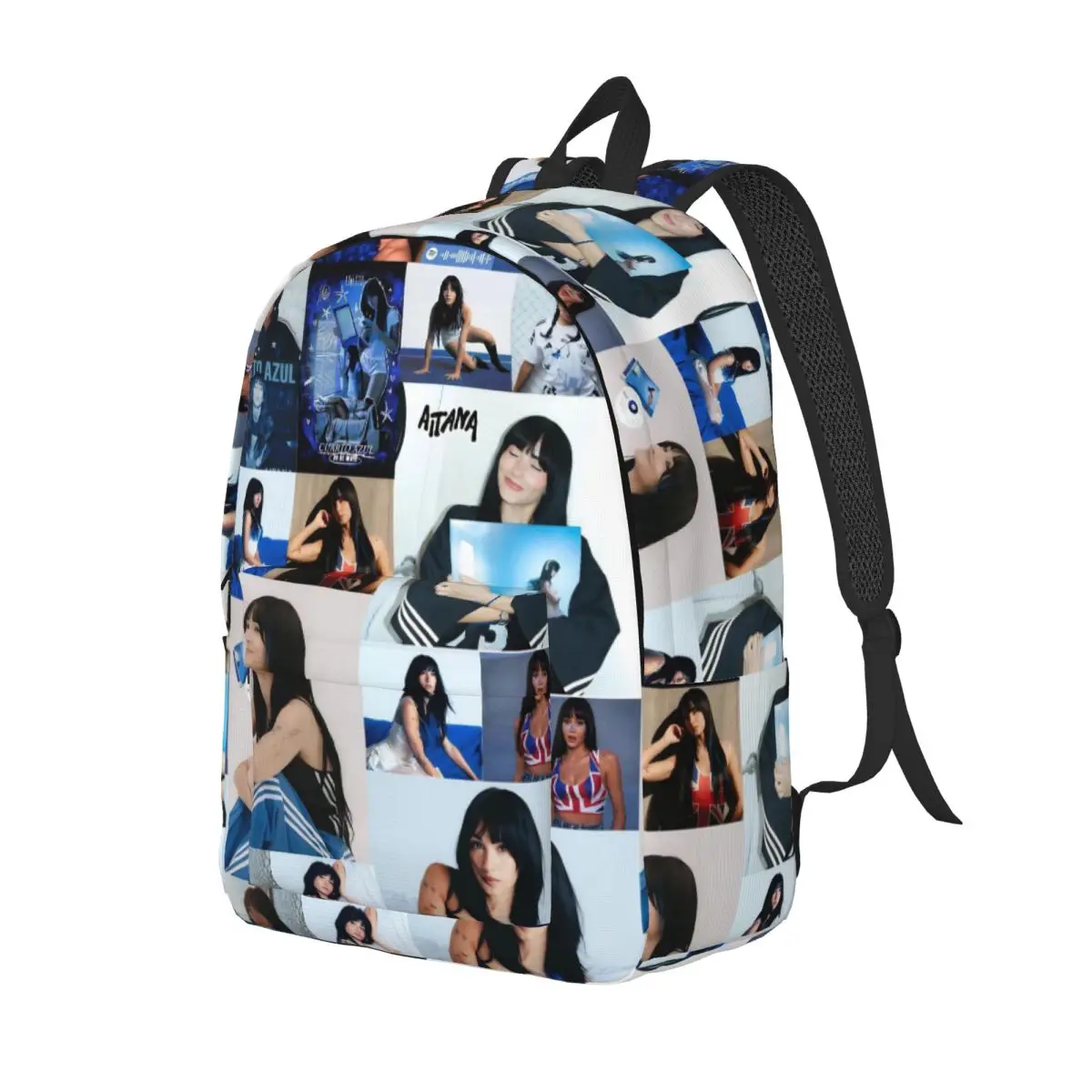 حقيبة ظهر Singer Aitana Cuarto Azul للرجال والنساء، حقيبة كتف للكمبيوتر المحمول في المدرسة الثانوية للأعمال في الهواء الطلق #2