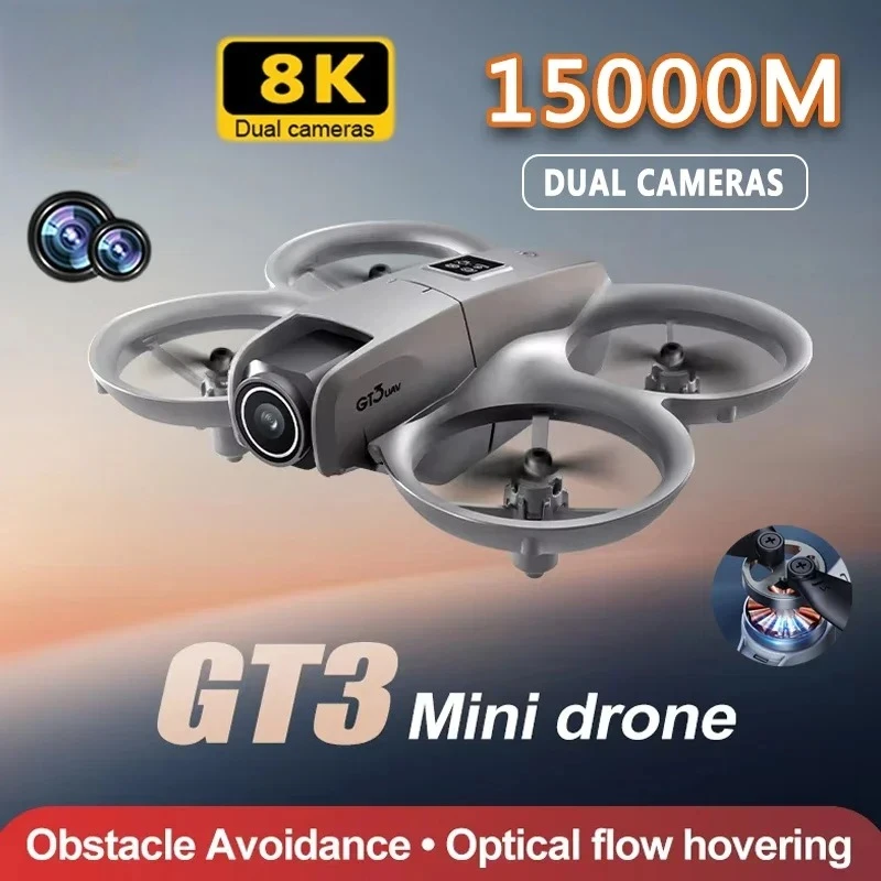 

GISAEV оригинальный дрон GT3 8K 5G GPS профессиональный HD аэрофотосъемка дистанционное управление самолетом HD двойная камера квадрокоптер игрушечный БПЛА