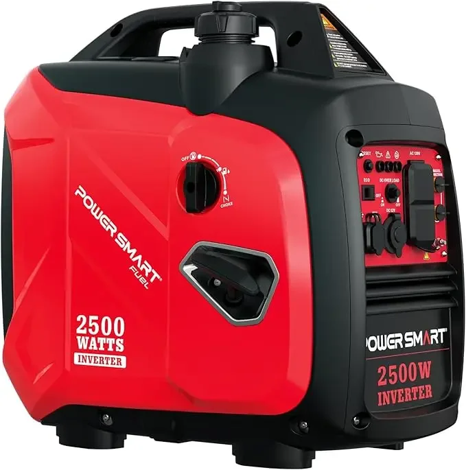 2500-Watt Gas Powered Portable Inverter Generator Super Quiet for Camping Tailgating Home Emergency Use Ultra Lightweight