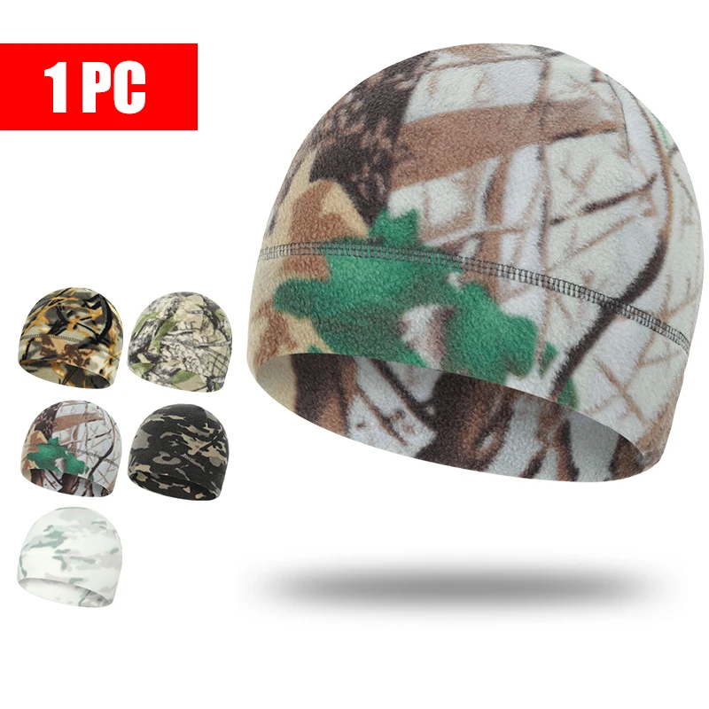 Tactical Winter Hunting Hat, Warm Soft Polar Beanie Hat for Men and Women