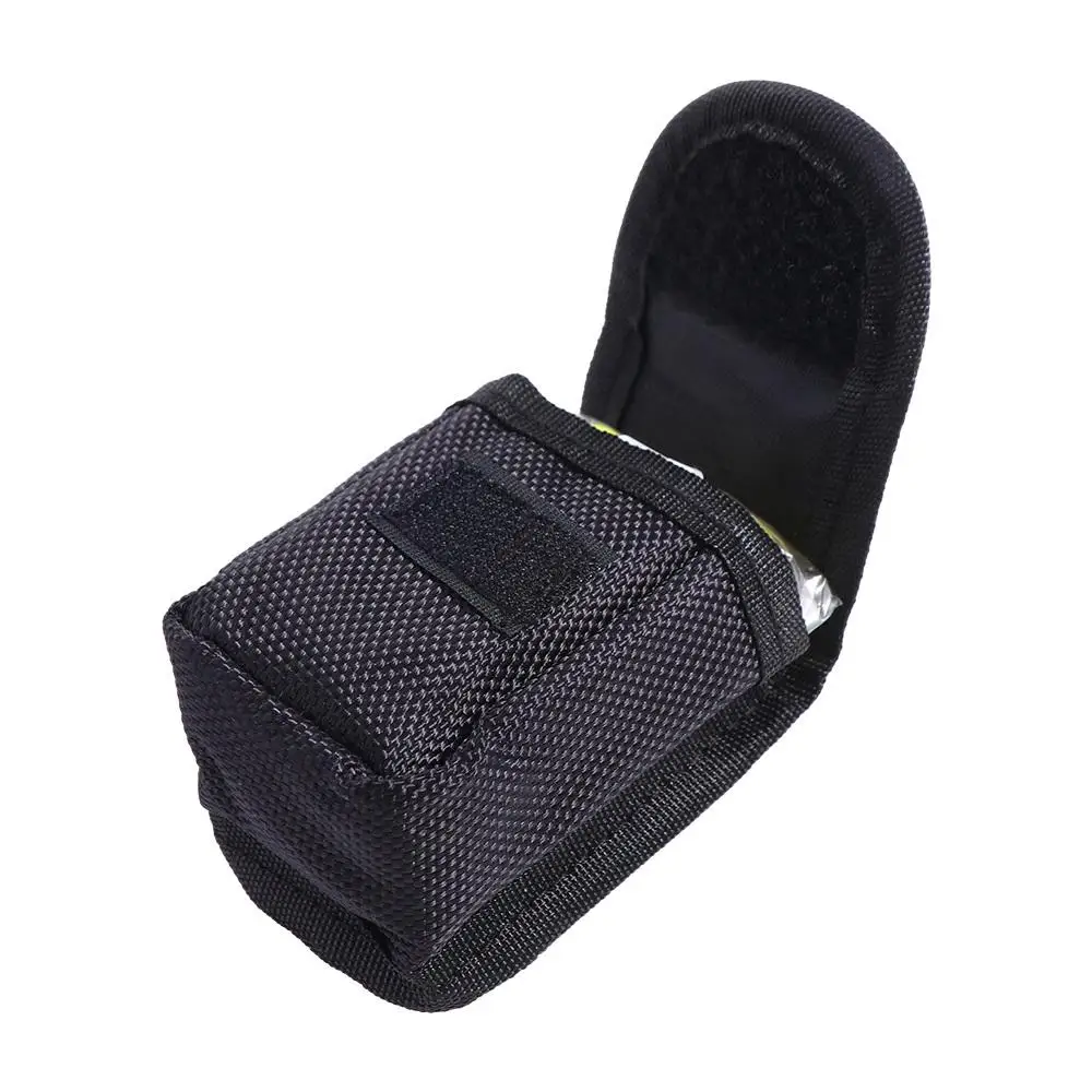 Coin Bag Oximeter Storage Bag Belt Bag Nylon Oximeter Protective Case Black Small Pulse Oximeter Carry Bag Men Women