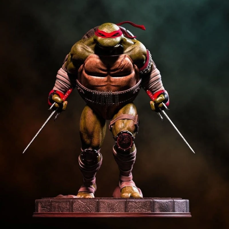 Anime Figure Fantasy Miniatures GK Turtle Heroes Diy 1/24 Scale 80mm Resin Model Kit Unassembled Dioramas Unpainted Statue Toys