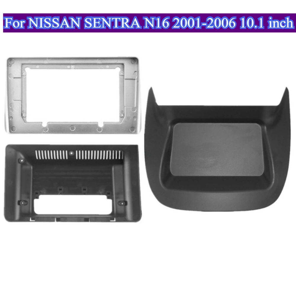

Для NISSAN SENTRA N16 2001-2006 10,1-дюймовый автомобильный радиоприемник, панель установки приборной панели, крепление на приборную панель, комплект отделки, рамка подходит для рамки