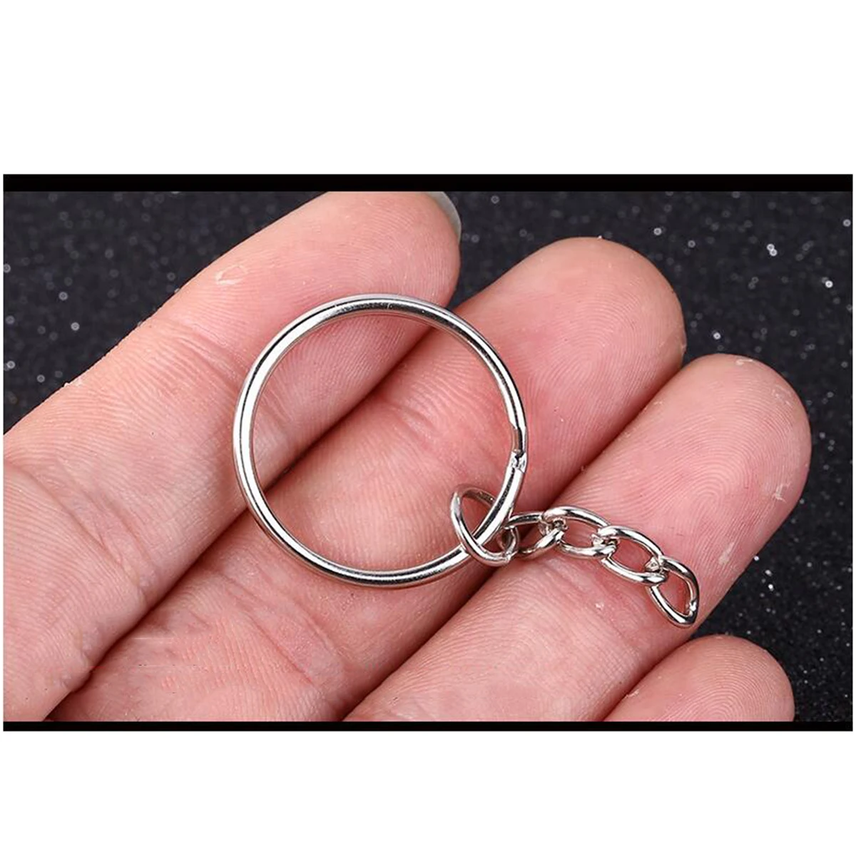 

metal keychain split key ring keychain with ring keychain with connecter key ring bulk