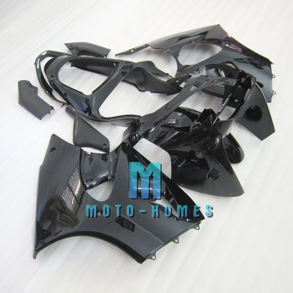 Kit de Carenado Chino para Kawasaki Ninja ZX6R 2000 2001 2002 ZX-6R 00 01 02 ABS Inyectado, para Moto de Carreras de Calle, Moto Reacondicionada, Negro