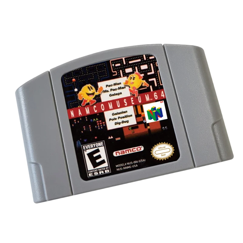 Namco Museum 64 For N64 Game Card US Version Console 64 bit USA Version Video Game Cartridge