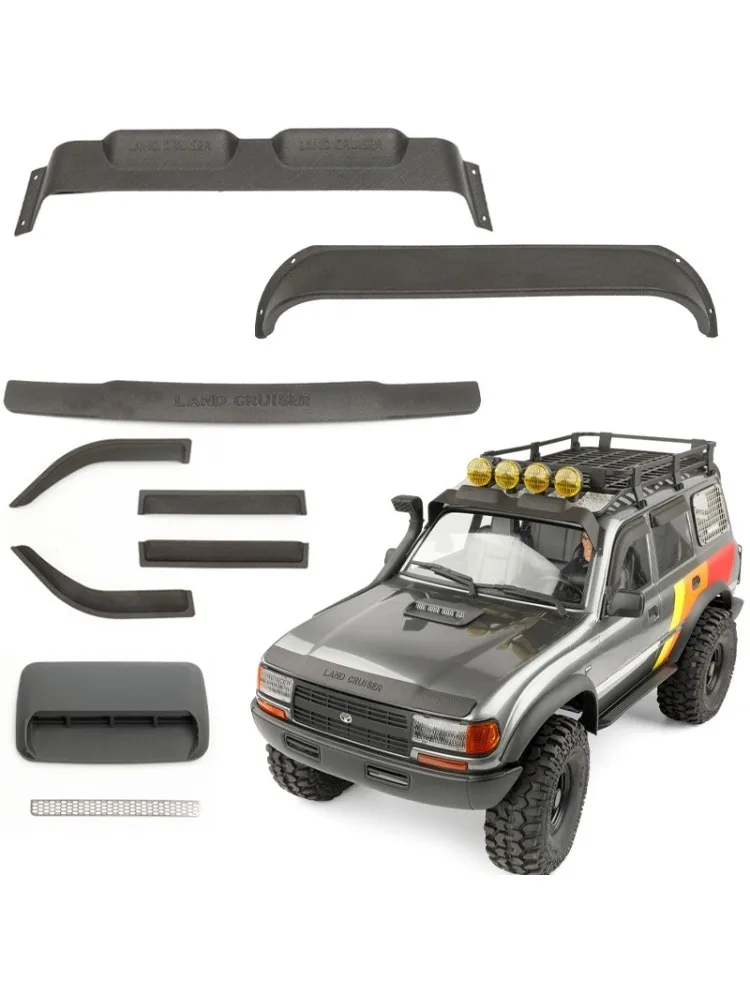 Décoration de capot simulée pour accessoires 1/10 FMS FCX10 LC80