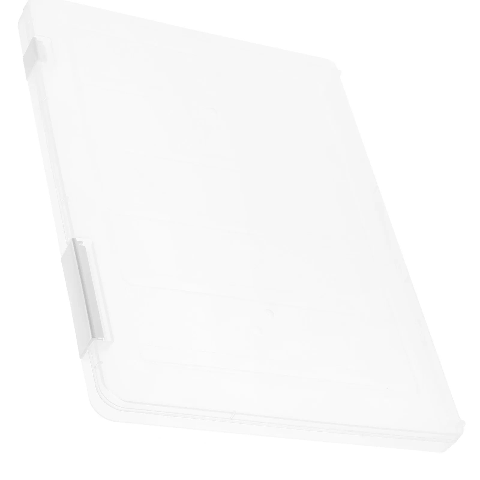 

Lightweight Clear Document Organizer Box Portable File Folder Container for A4 Paper Files Important Documents Travel Desk