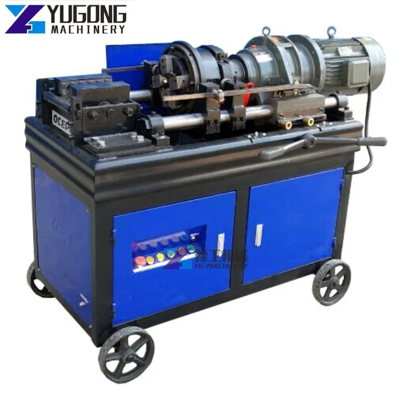 Automatic Reinforcing Steel Bar Thread Rolling Machine Rebar Thread Roller Screw Making Machine