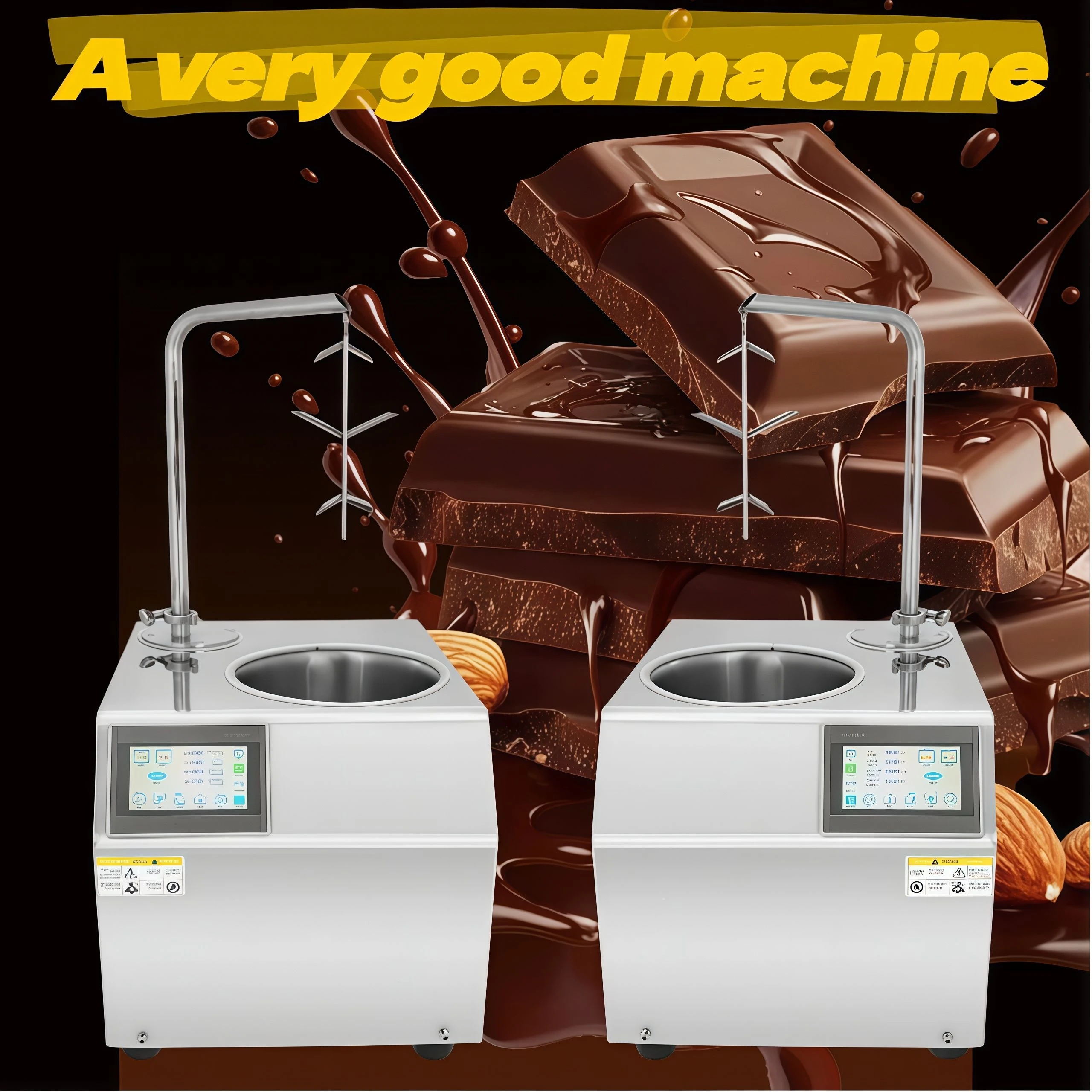 Commercial Chocolate Tempering hine 5 KG 8 KG Automatic Chocolate Melting and Tempering Equipment for Shop Factory