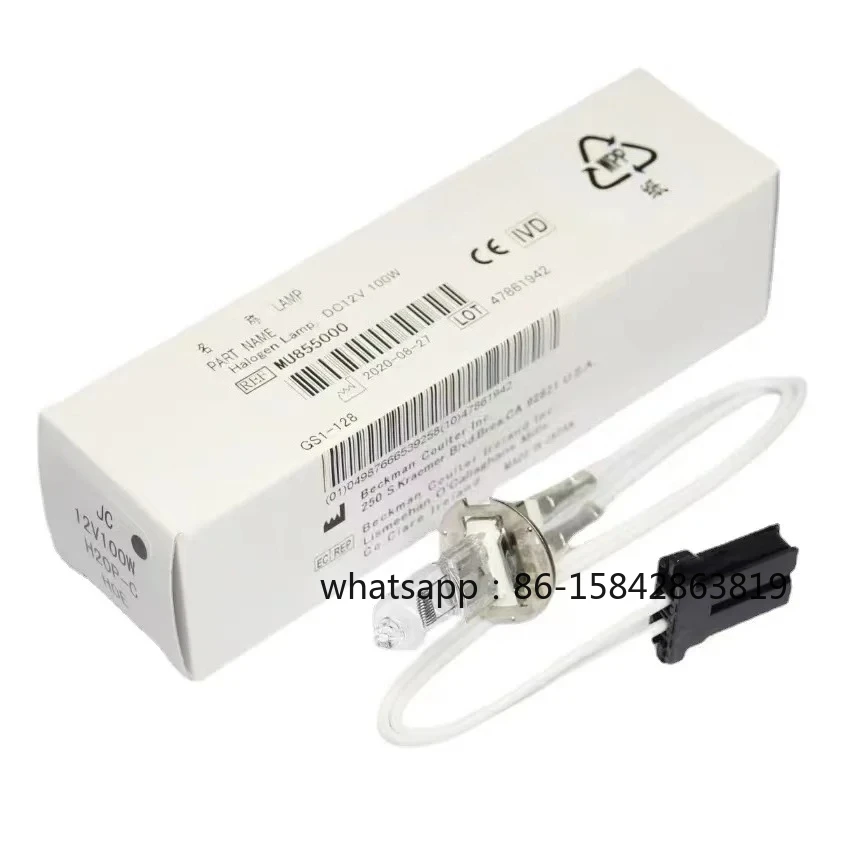 Lámpara Halógena Original MU855000 JC 12V100W H20P-C para Beckman Coulter AU5800 AU5811 AU5821 AU5831, Lámpara de 12v 20w Beckman 12V20W