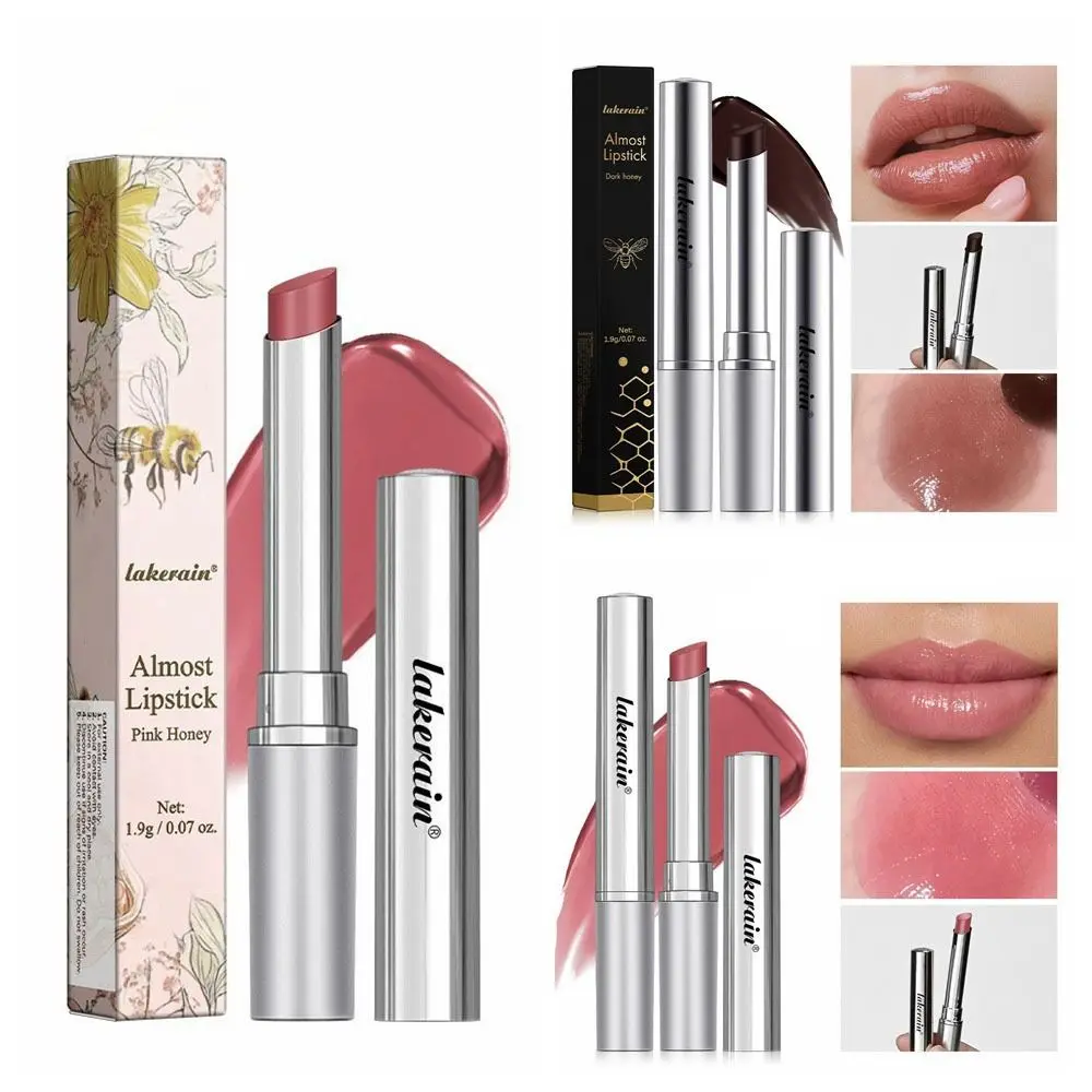 Long Lasting Colored Lip Balm Hydrating Moisturizing Lip Care Cream Non-stick Vitamin E Nourishing Lip Gloss Makeup