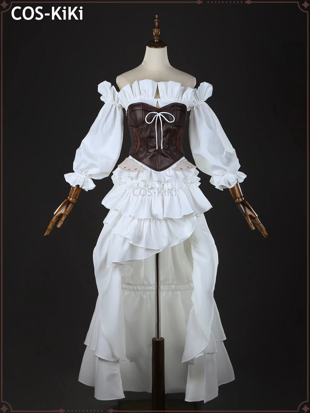 COS-KiKi Final Fantasy XIV FF14 Ishgard Game Suit Gorgeous Dress Uniform Cosplay Costume Halloween Party Role Play Outfit Women