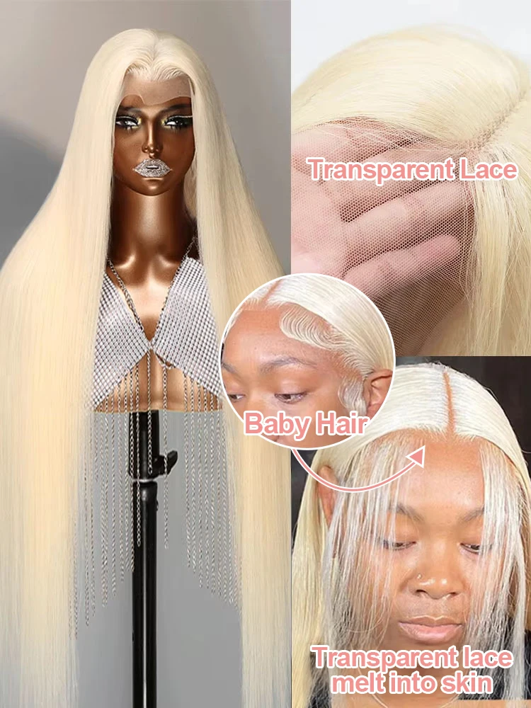 613 Honey Blonde 13x4 13x6 HD Lace Front Human Hair Wigs Colored 250 Density Brazilian Straight Lace Frontal Wig For Black Women image 3