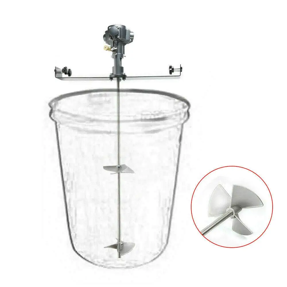 هوائي خلاط الطلاء طلاء آلة خلط الحبر النمام خلاط شفرة فولاذية غير قابلة للصدأ صناعة خلاط الطلاء لا شرارة خلط الرونج