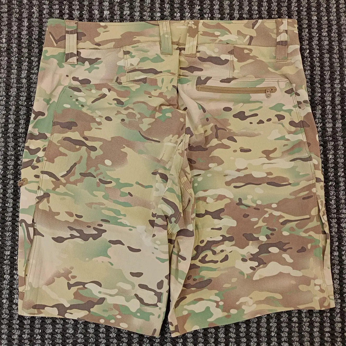 شورت تكتيكي سريع الجفاف للرجال بدون، سروال قصير مرن بأربعة جوانب مقشر برتقالي، ملابس مموهة، سروال للتنزه #2