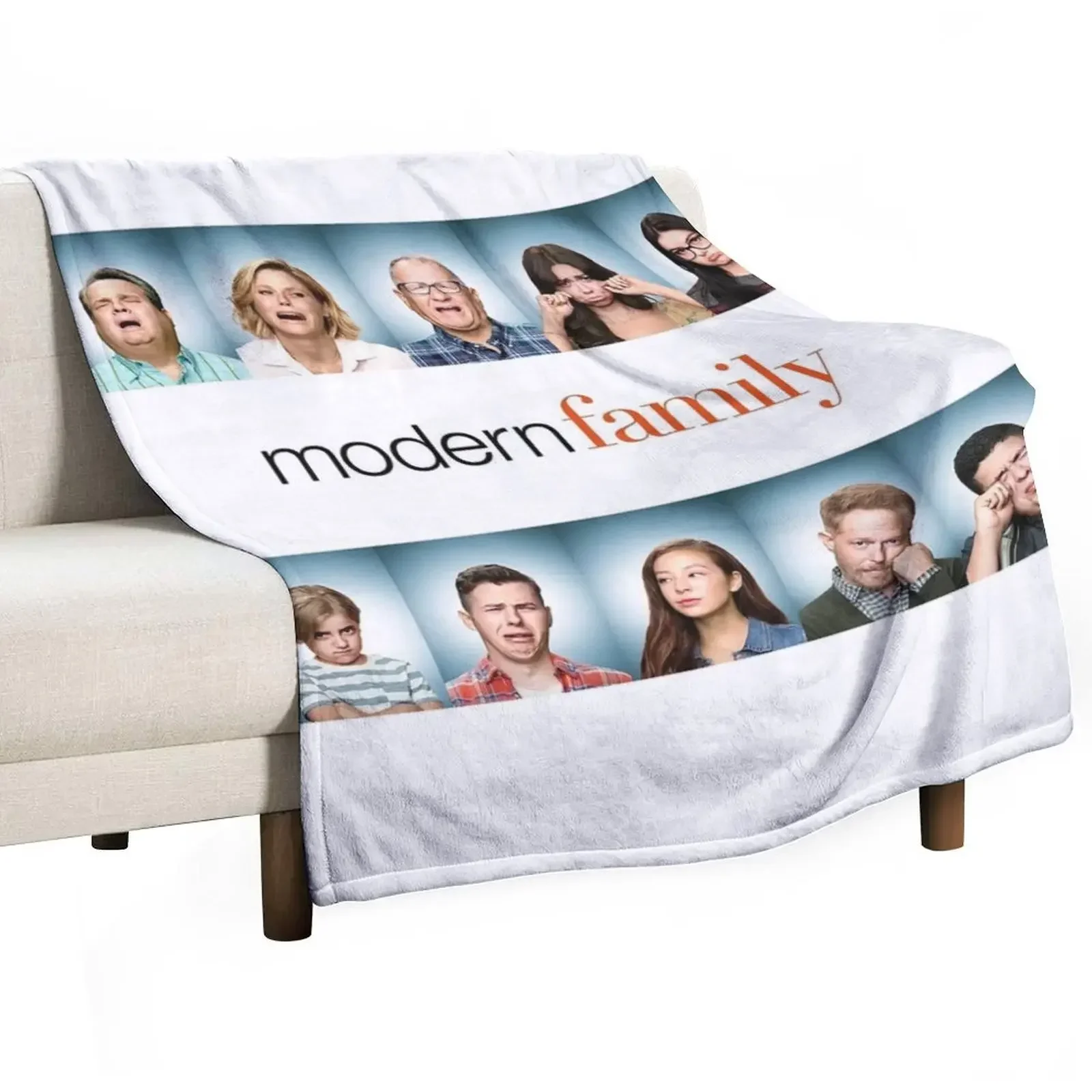 

Modern Family Throw Blanket Beach Picnic Blankets