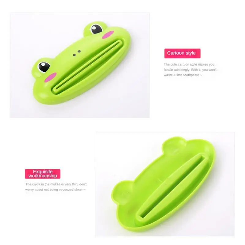 Cartoon Toothpaste Squeezer Easy To Use Easy To Clean Multipurpose Cartoon Shape Toothpaste Squeezer Quantitative Extrusion