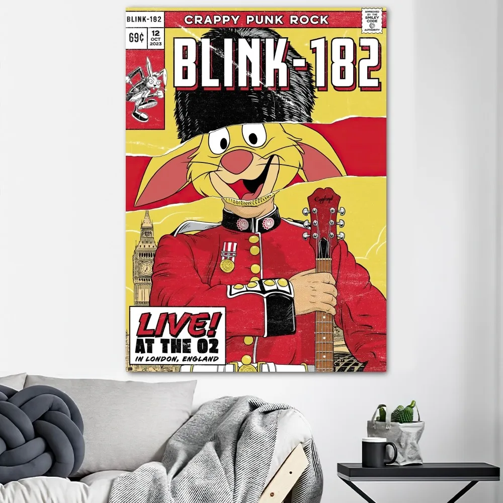 Band Blink 182 Poster Prints Wall Decals Sticker Pictures Living Room Home Decoration