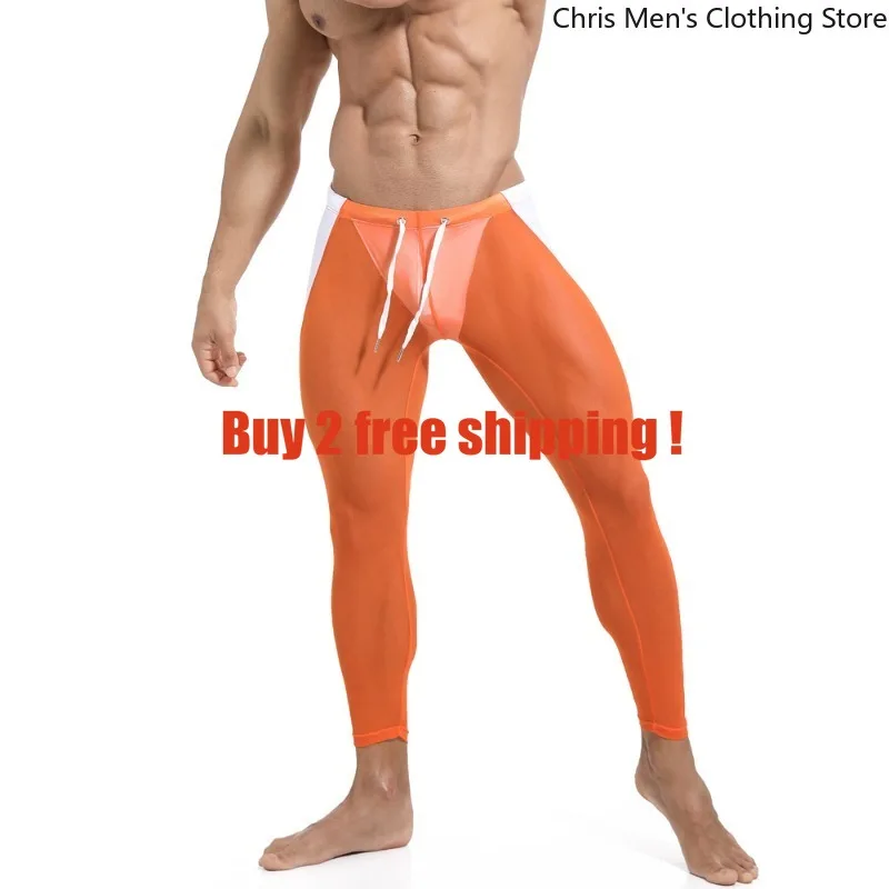 

Сексуальные сетчатые дышащие леггинсы для фитнеса и тренировок, новые мужские спортивные штаны для велоспорта, эластичные удобные брюки для выступлений в ночном клубе и баре