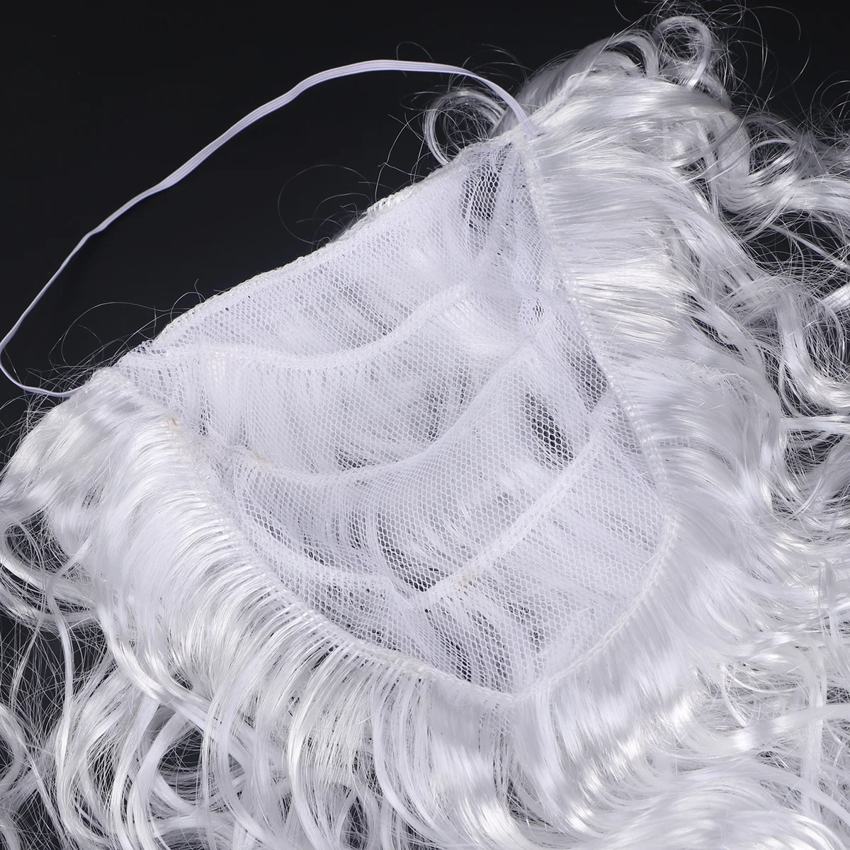 Accessoire de Costume de noël barbe du père noël, 42cm, Design classique blanc, adapté aux enfants et aux adultes, masques de fête de noël