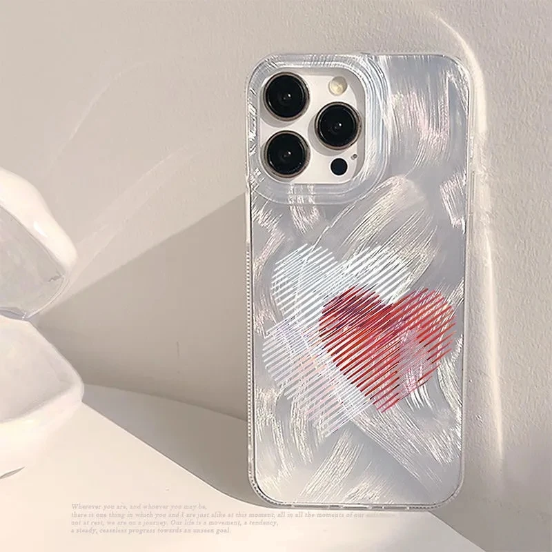 Чехол для телефона Xiaomi Redmi Note 13 12 Pro Plus 5G 13 12S 11S 11 10S 10 9 9S Redmi 12 13C 4G бабочка любовь сердце серебристый чехол