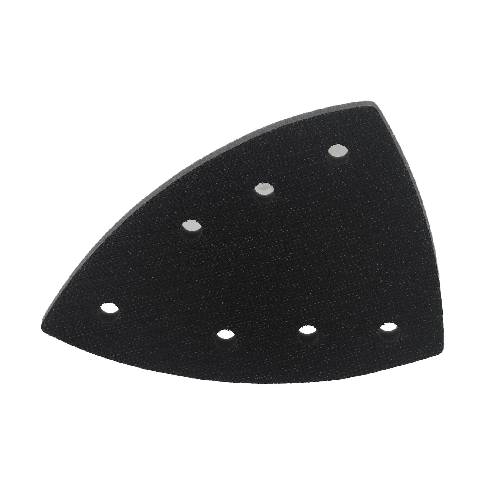 1pc platorello abrasivo Hook And Loop tamponi abrasivi triangolari 7 fori tampone di supporto per carta vetrata tampone di fissaggio per levigatrice utensili elettrici