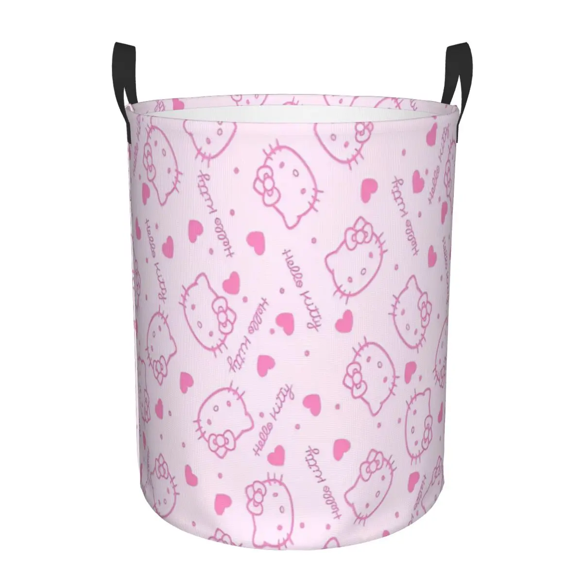 Hello Kitty Stuff Storage Basket Box Organizer Bins for PlayRoom