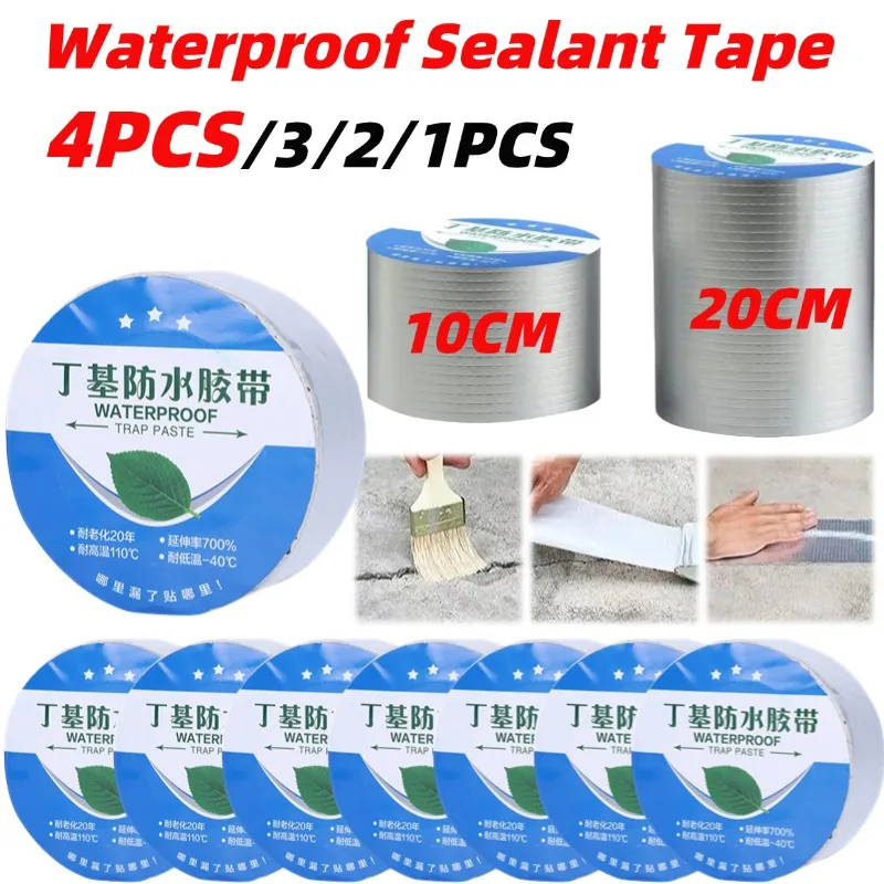 

Waterproof Tape Repair Sealed Adhesive Butyl Sealing Tape Anti-Leakage Roof Sealant High And Low-temperature Resistance Tape