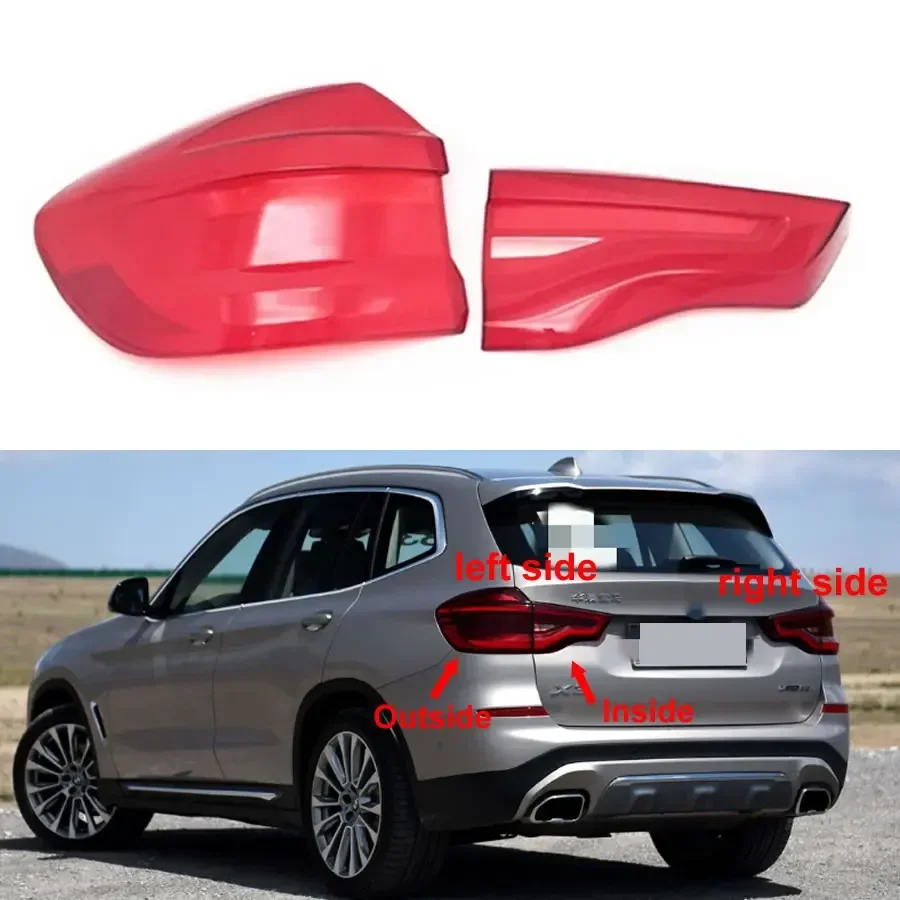 

For BMW X3 2018 2019 2020 2021 Rear Tail Lamp Cover Signal Stop Light Mask Shell Replace Original Lampshade