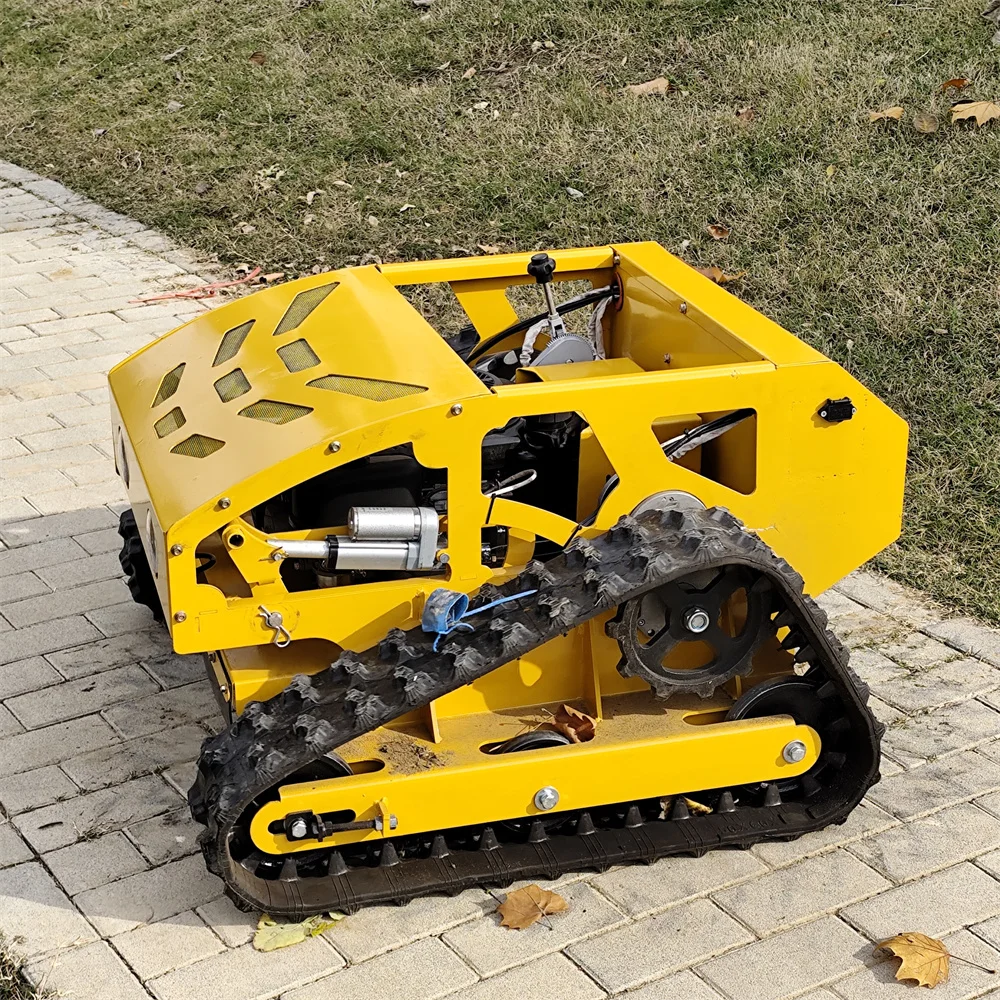 Industrial Grade Petrol-Powered 5500W Self Propelled Robot Lawn Mower 4-Stroke Engine Aluminum Chassis Height Adjustable Handles