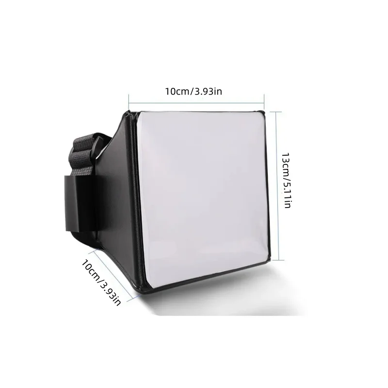 RF17 Universal Softbox Flash Bounce Reflector Diffuser Softbox Accessories Silver White for Canon Nikon Camera Photo Studio