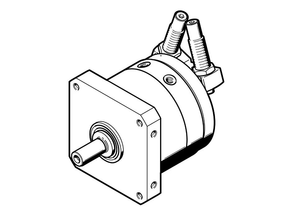 FESTO DSM-T-63-270-CC-FW-A-B 1145119 Rotary Actuator New