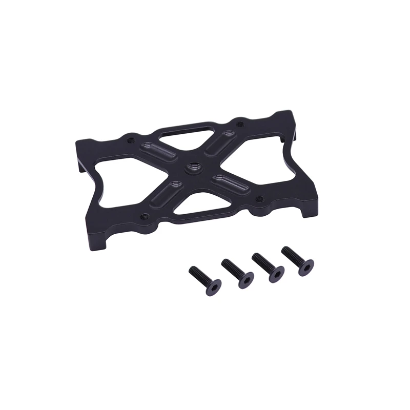 

Metal Battery Mounting Fixed Bracket Chassis Brace Beam for 1/10 Axial SCX10 RC Crawler Car Parts Accessories,Black