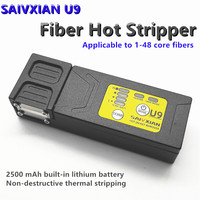 SAIVXIAN U9 Fiber Thermal Stripper Pliers Heated Optical Wire Stripping Slitter Ribbon Fiber Hot Stripper Cable Fusion Tool