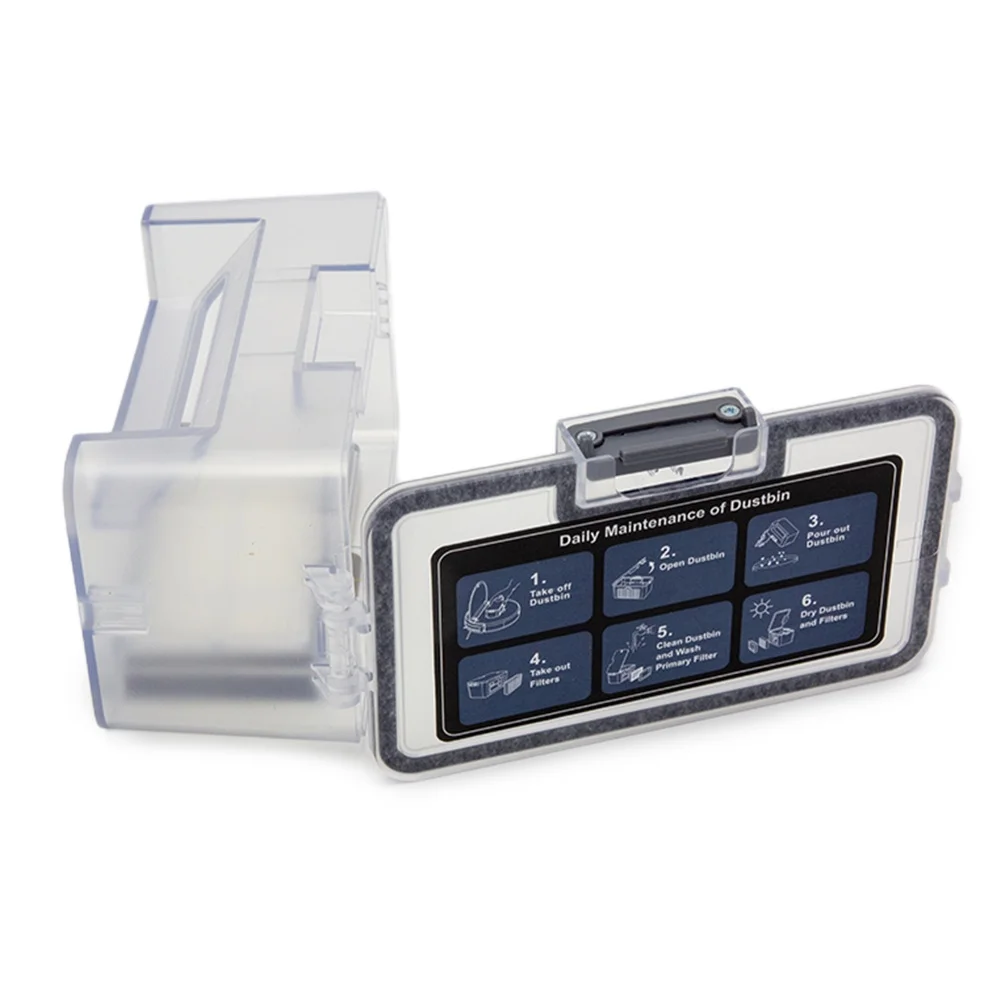 

Dust Bin Replacement for UMMUND T7S Robot Vacuum and Mop with Anti Suction Channel and One Click Emptying Mechanism