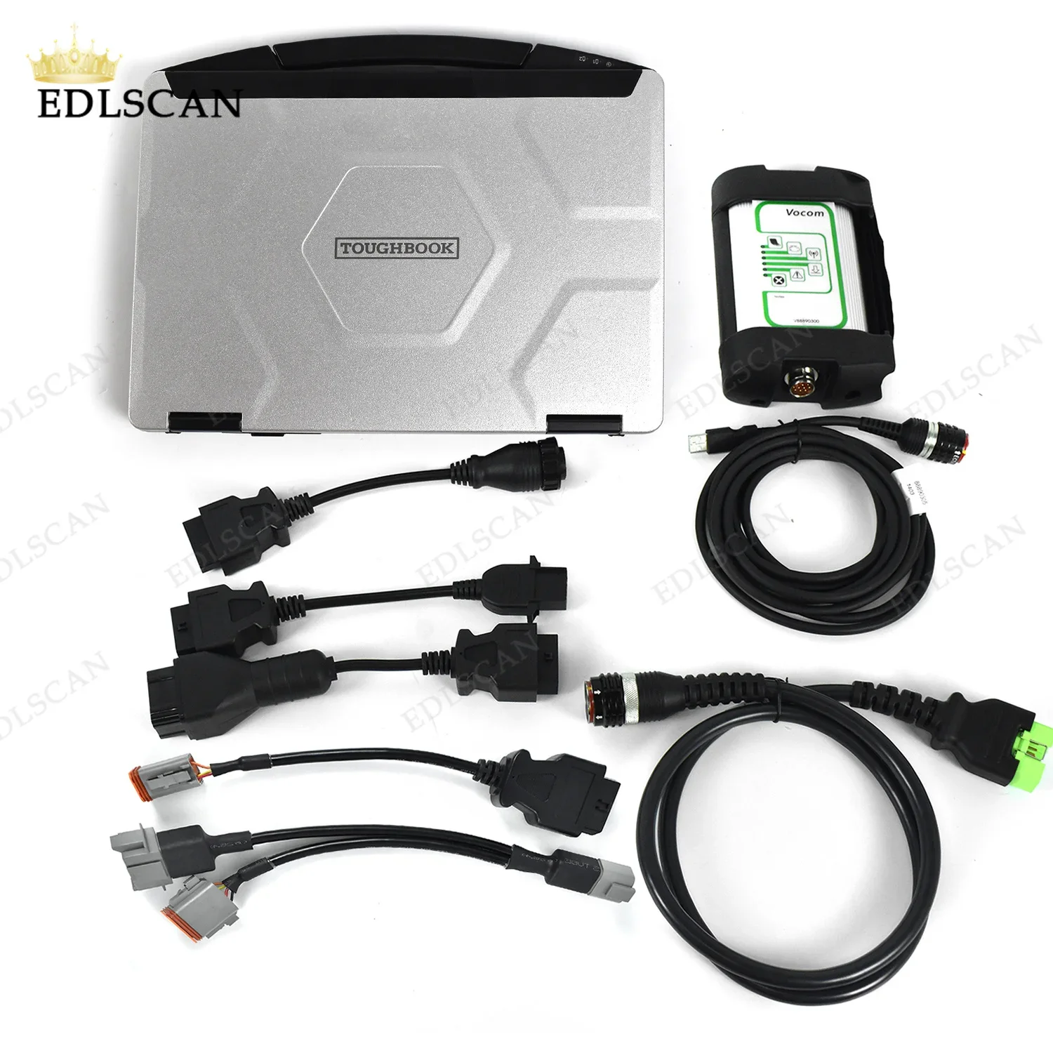 CF54 laptop toughbook For Vocom 88890300 penta vodia5 Vodia kit and 2.8.150 software Marine generator Industrial diagnostic tool