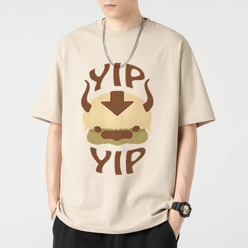 

Avatar The Last Airbender Tee Shirt Appa Yip Harajuku EU Size Tshirt Fashion Mange T-shirt Y2k Streetwear Hip Hop Vintage Tops