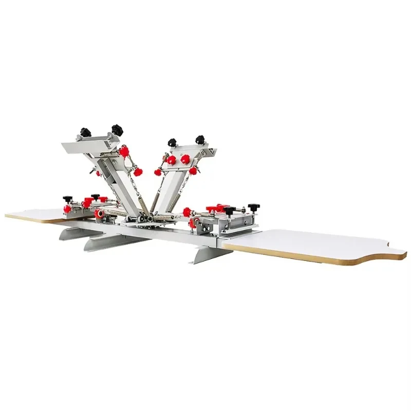 Manual 4-Color-Shirt Silk Screen Printing Press – Factory Direct, Custom Printing