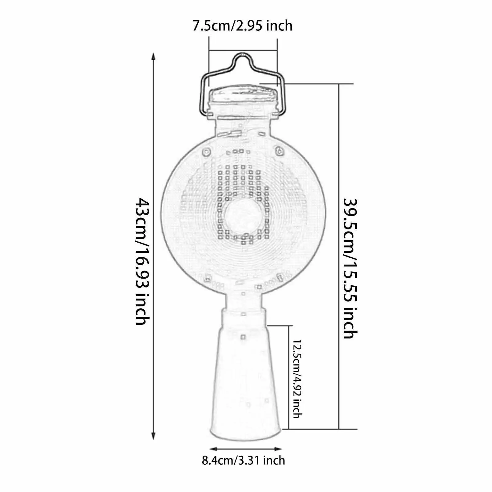 Verkehrssignal, blinkendes Licht, LED-Warnlampe für Docks, Notfallzaun