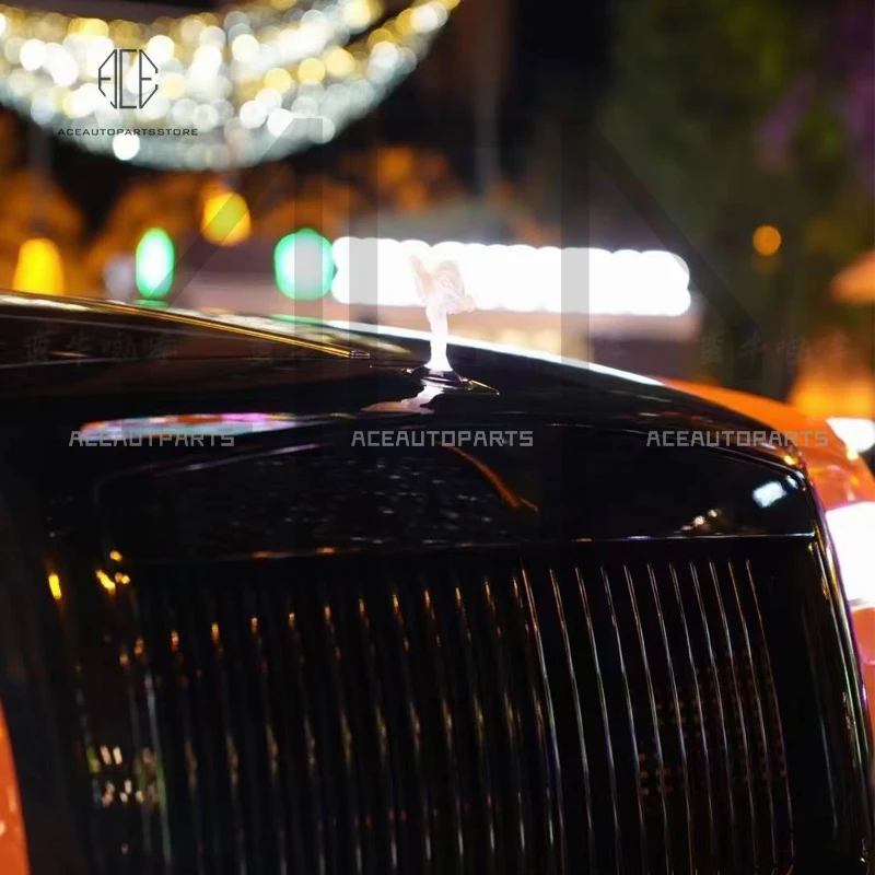 Emblemas de cristal da deusa do anjo para rolls royce ghost/phantom/cullinan/wraith capô emblema logotipo peças de automóvel acessório