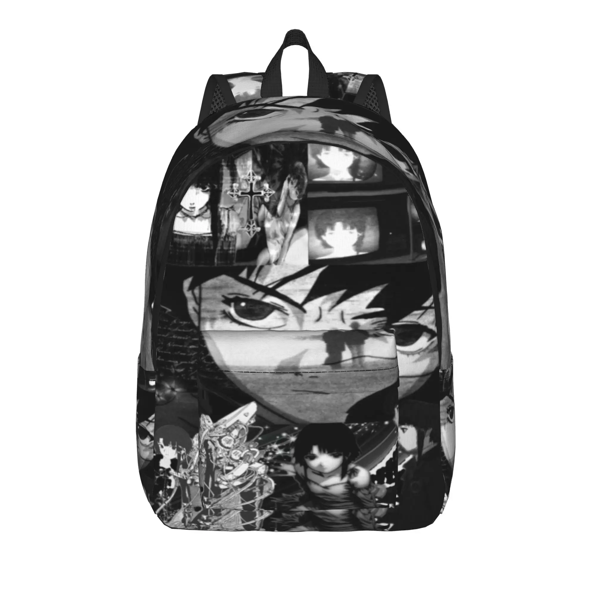 Serial Experiments Lain Lwakura  Fashion Backpack Sports Student Business  Daypack for Men Women College Shoulder Bag